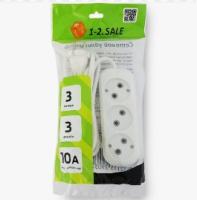 Удлинитель трехместный 1,5 метра 1-2SALE 2*1