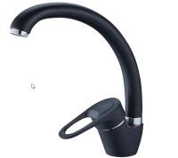 Смеситель для кухни Solone LOP4-A043BK шпилька черный 