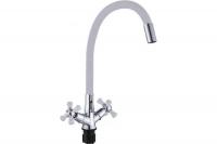 Смеситель для кухни Rainsberg R5893F-5 гибкий серый