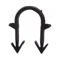 Скоба якорная в обойме (для крепления трубы к пенополистиролу) (26шт)