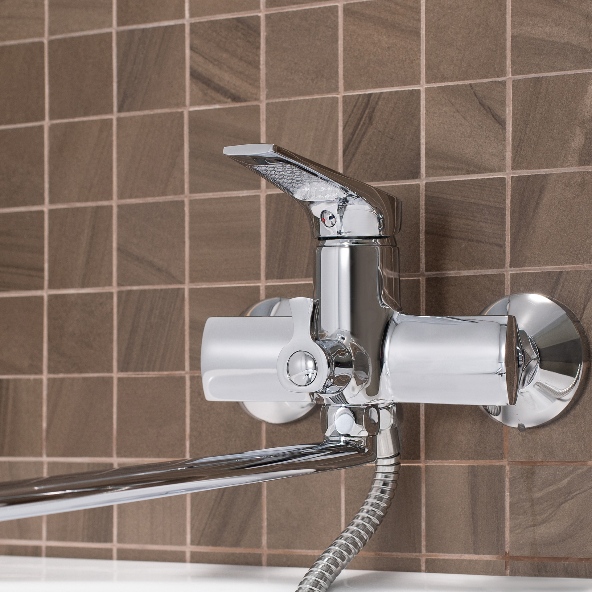 Смеситель для ванны РМС SL122-006E латунь