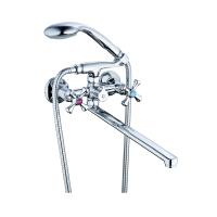 Смеситель для ванны G-lauf QST7-А827 двухручковый латунь