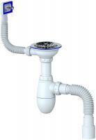 Сифон 3 1/2 В 425 UNICORN с прямоугольным переливом 