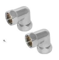 Соединение для полотенцесушителя 1ВР*1ВР угловое 2 шт