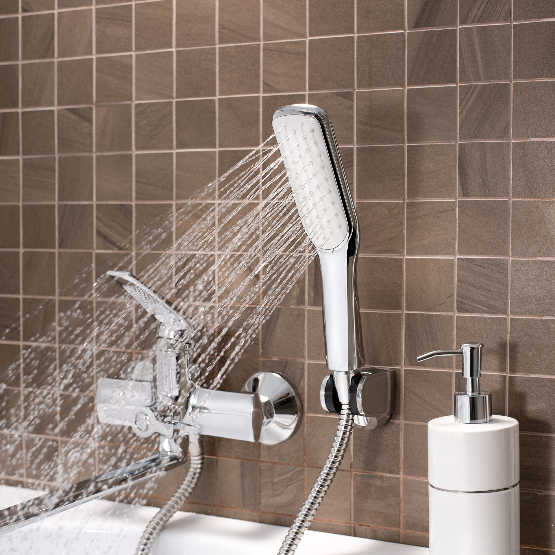 Смеситель для ванны РМС SL122-006E латунь