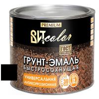 Грунт-эмаль черная быстросохнущая универсальная ВИТcolor 1,8 кг
