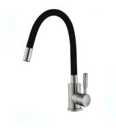 Смеситель для кухни FEINISE B49133Е-8 с гибким черным изливом