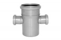 Канализационная крестовина 110/50/50 90 