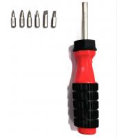 Отвертка BARTEX 6 в 1 со сменными битами