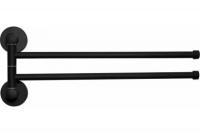 Держатель для полотенец 2 рога HAIBA HB8712 черный