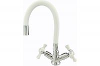 Смеситель для кухни Rainsberg R5893F гибкий белый