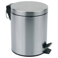 Ведро для мусора 12 л. круглое "Рыжий кот" нержавеющее