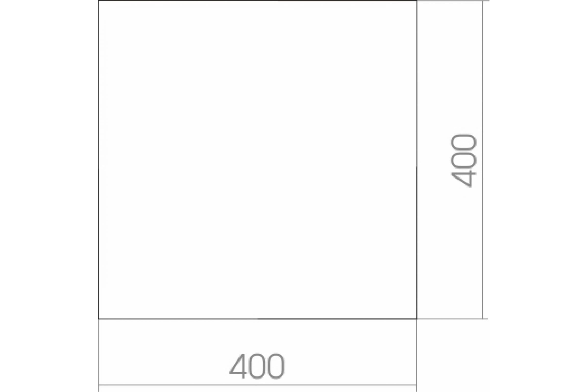 Зеркало 400*400 (ШВ) MIXLINE КВАДРАТ