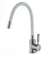 Смеситель для кухни FEINISE B49133Е-7 с гибким белым изливом