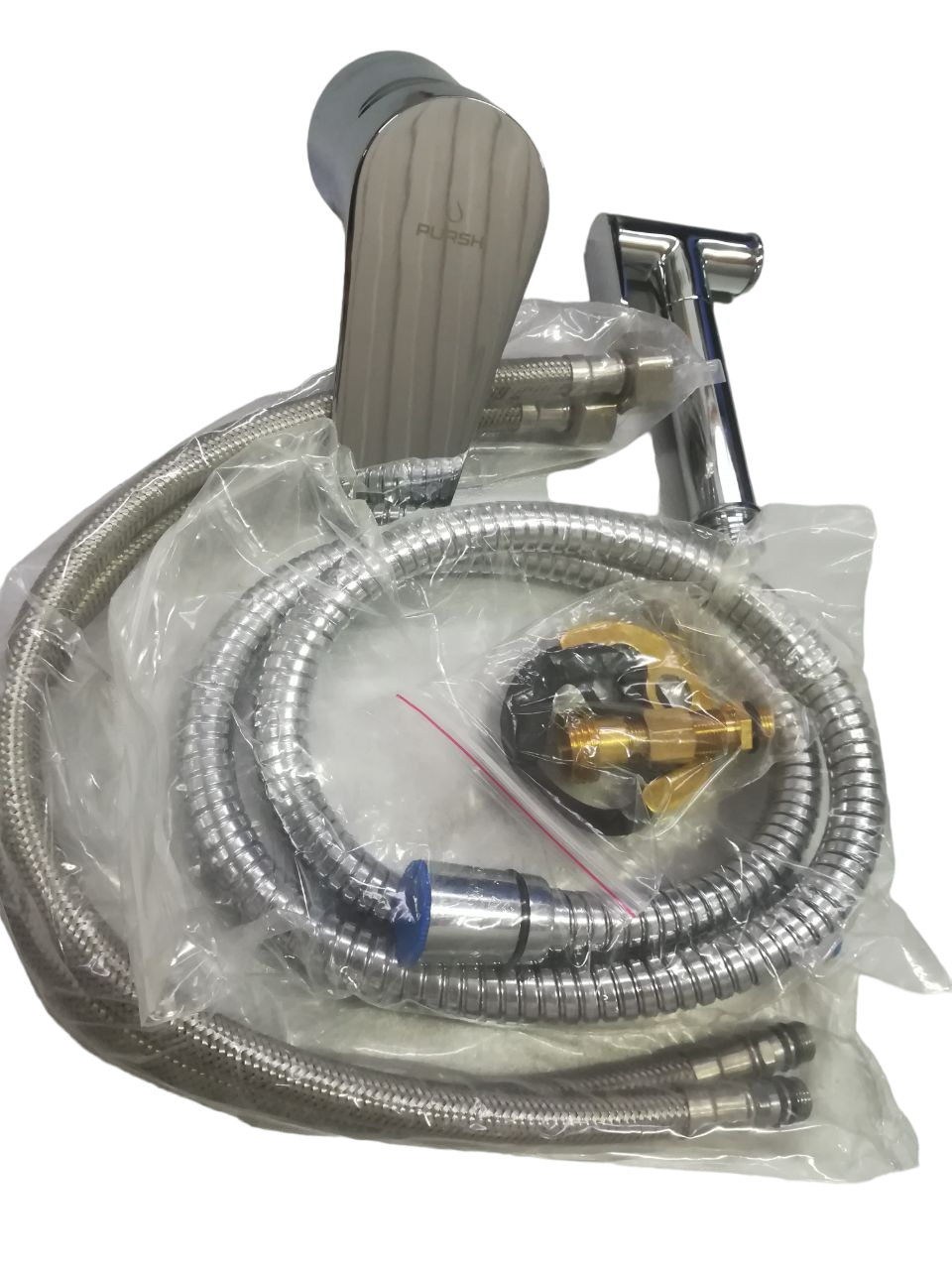 Смеситель PURSH R51182 с гигиеническим душем установка на унитаз