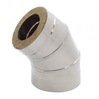 КОЛЕНО сэндвич угол 45° Ф135*200 нерж. CORAX