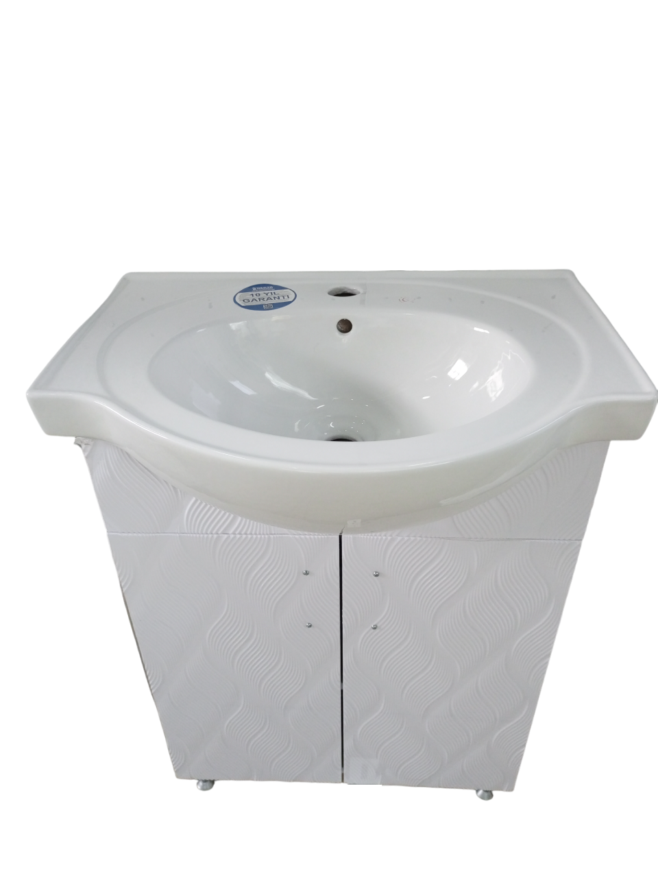 Тумба "АЙВА" ДОЖДЬ 3D с умывальником Енисей 60