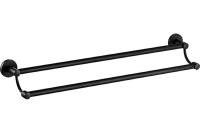 Держатель для полотенец двойной HAIBA HB8709 60 см черный