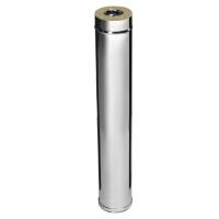 Сэндвич труба 1,0м Ф115 х 0,8 - Ф200 х 0,5  нерж. CORAX 