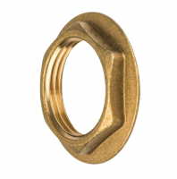 Контргайка латунная с ребордой Ф3/4 