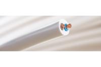 Провод ПВС 2х0,75 многожильный круглый белый ТУ