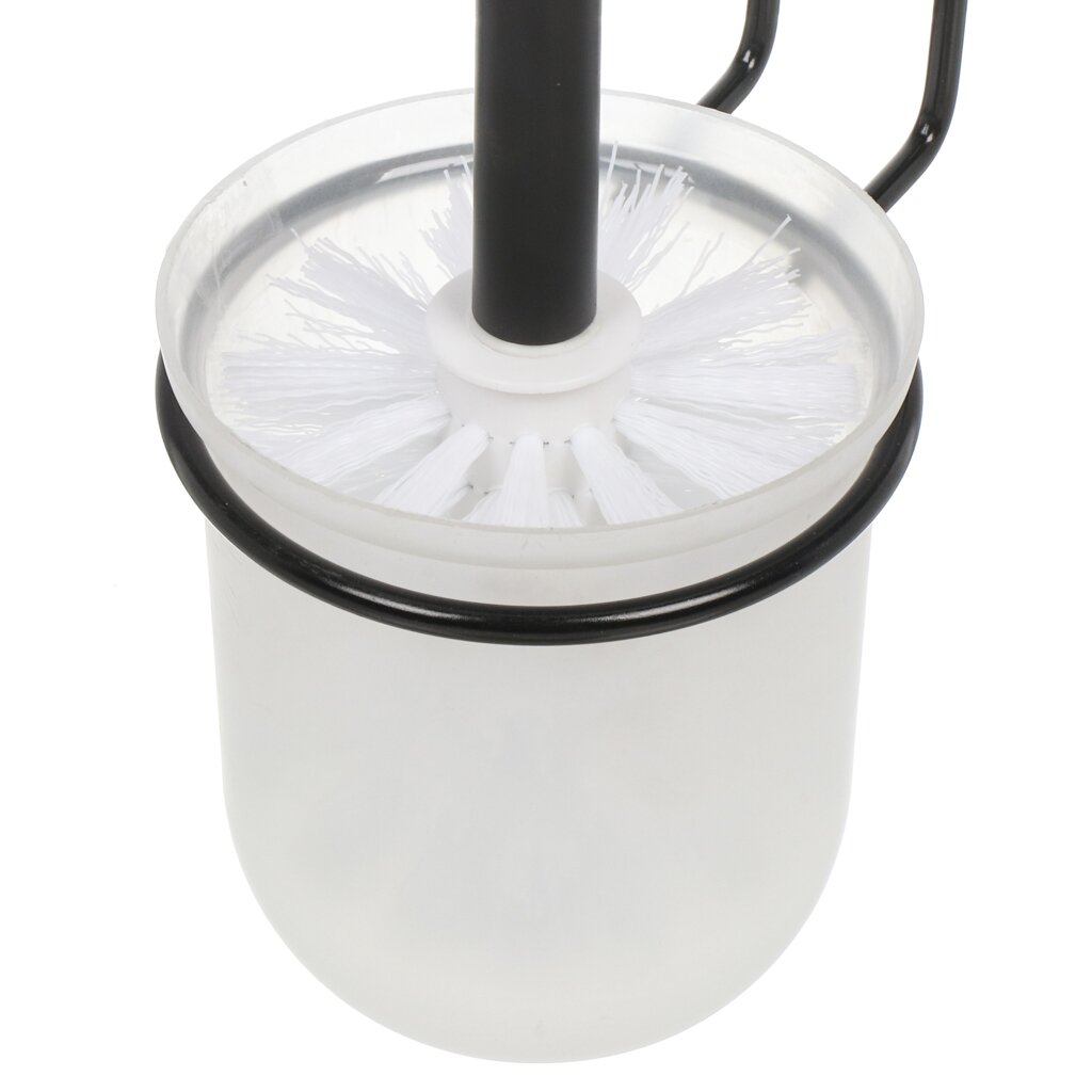 Ерш для унитаза с креплением к стене POTATO P2810 черный