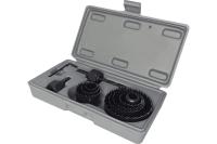 Набор коронок по дереву КРЕОСТ 19-64 мм 11 предметов