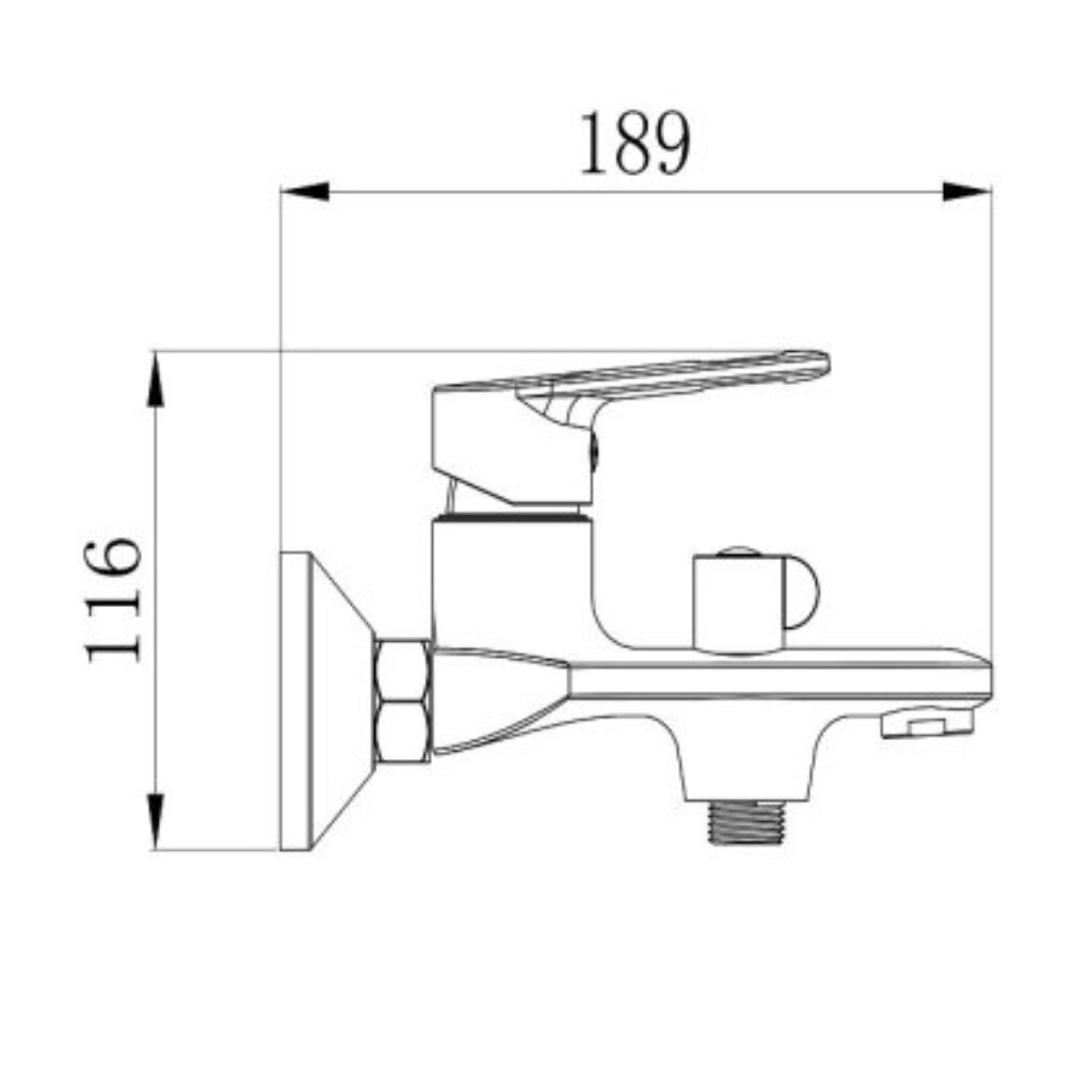 Смеситель для ванны РМС SL134-009E 