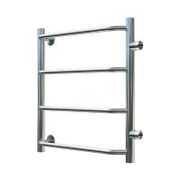 Полотенцесушитель нержавеющий ZOX 600*500 ТРАПЕЦИЯ 4 перекладины Ф25 ПОЛИМЕР с боковым подключением