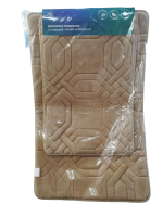 Набор ковриков для ванны РМС КК-09БЖ-40х60/50х80 бежевый