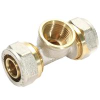 Тройник 26ц*1*26ц ВР для металлопластика