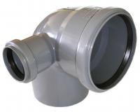 Канализационный отвод 110/50/90 с выходом направо