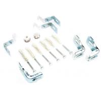 Комплект с кронштейнами для стальных радиаторов без ушек после 1700мм 3 кронштейна