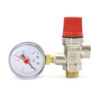 Клапан предохранительный THERMOFIX 1/2 НР 3,0 bar с манометром
