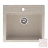 Мойка врезная V10 ГРЕЙ глянец квадрат 510*570 глуб 200мм