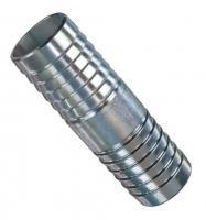Штуцер стальной оцинкованный Ф38 двухсторонний