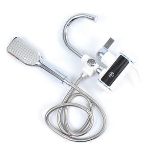 Смеситель для кухни OUTE T61403B гибкий черный излив с подключением фильтра