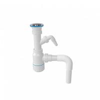 Сифон для умывальника с отводом для стиральной машины NOVA 1054