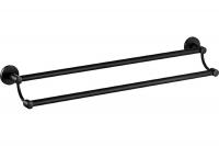 Держатель для полотенец двойной HAIBA HB8709 60 см черный