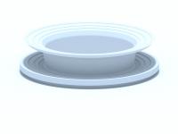 Прокладка на сифон под чашку ванны бабочка М080