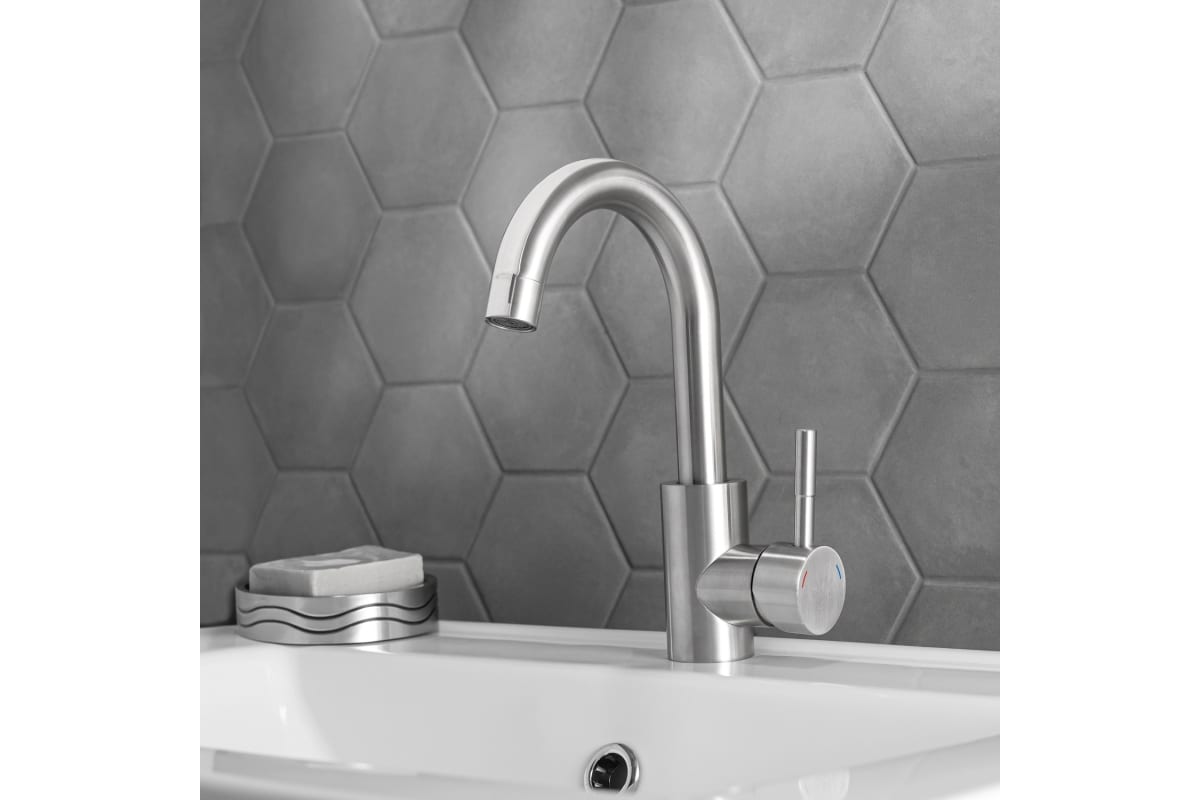 Смеситель для умывальника РМС SUS124-001F-1