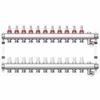 Коллекторная группа "1" STI 11 вых c расходомерами и воздухоотводчиками