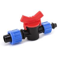 Кран стартовый для капельной ленты с поджимом