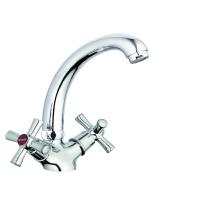 Смеситель для кухни G-lauf QMT4-С722 двухручковый