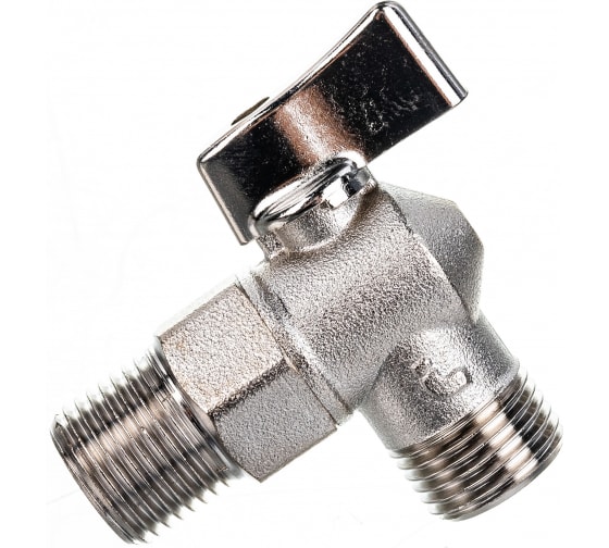 Кран для стиральной машины 1/2*1/2 шаровой угловой ITAP