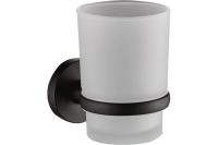 Держатель для щеток с со стаканом HAIBA HB8706 черный  