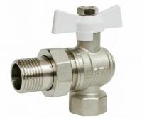 Кран шаровый 3/4 бабочка STI с накидной гайкой угловой