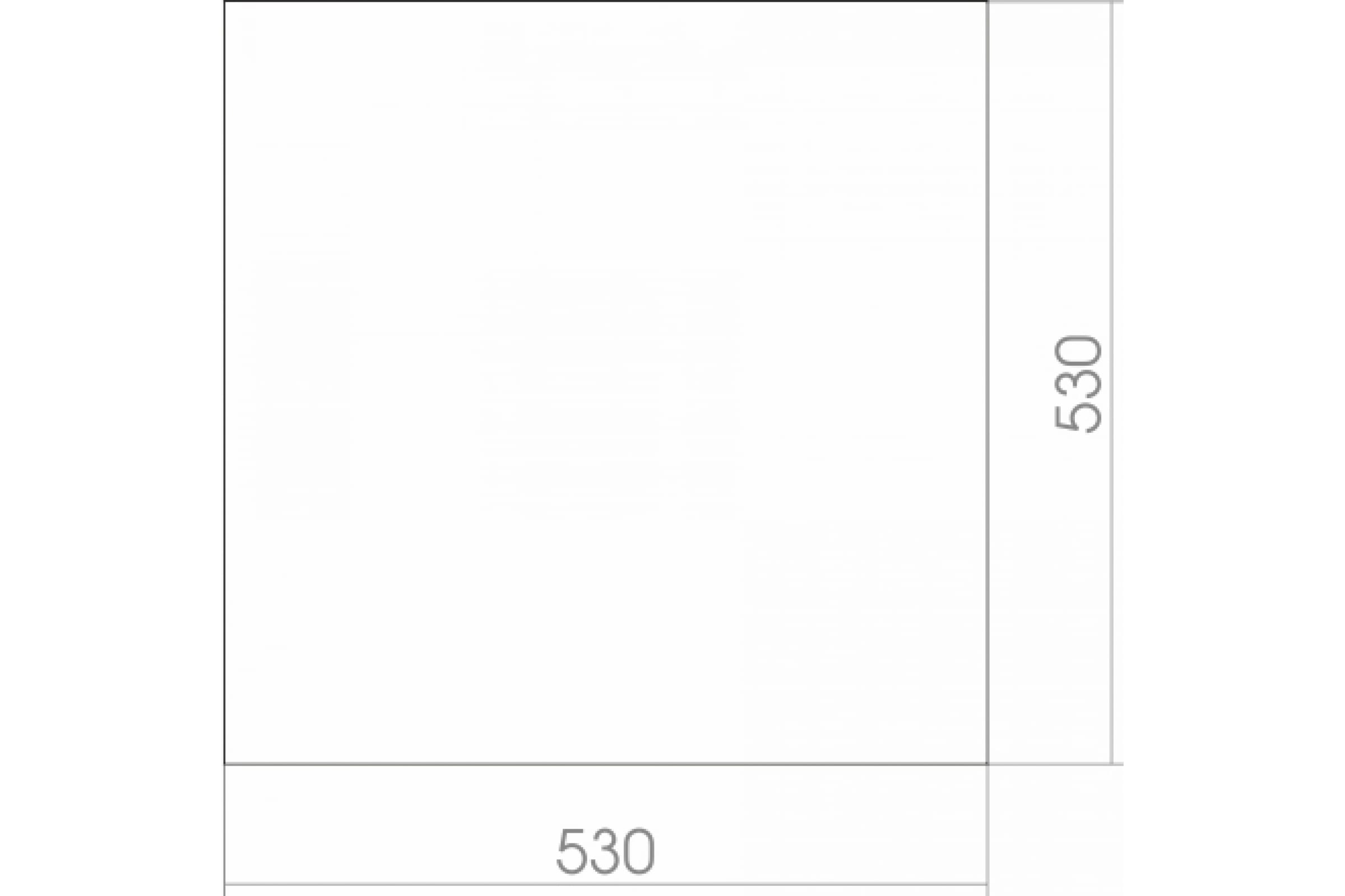 Зеркало 530*530 (ШВ) MIXLINE КВАДРАТ 