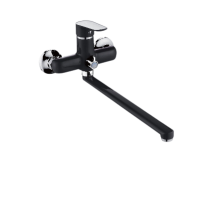 Смеситель для ванны LEMEN LC-2213Е черный