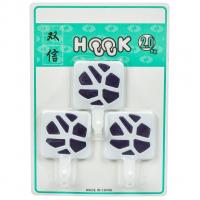 Крючки самоклеющиеся 3 шт. HOOK T2020-2569 